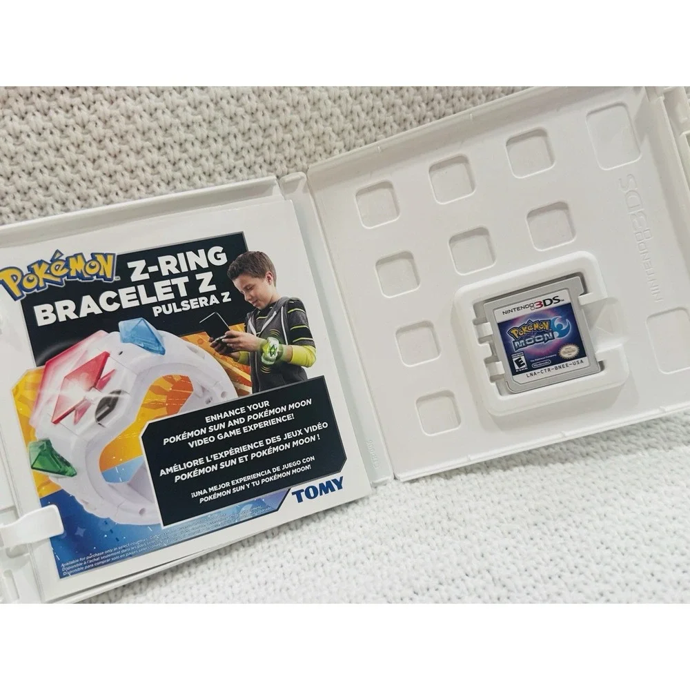 Pokémon Moon Nintendo 3DS 2016 Authentic Game Cartridge With Case